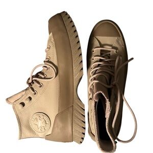 Converse All Star Tan High-Top Sneakers